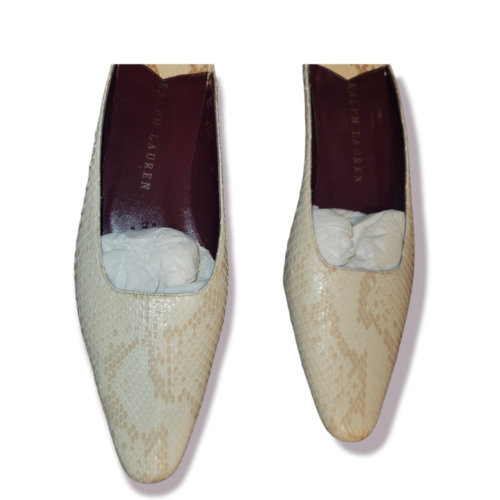 Ralph Lauren Loafer Mules  Slip on Slide Sandals  New  made in Italy - Picture 2 of 8